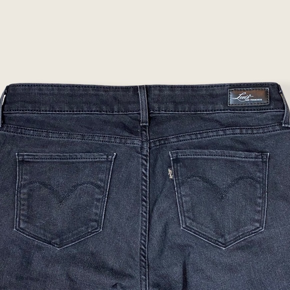 Levi’s San Francisco Mid Rise Black Demi Curve 30 - Picture 4 of 12